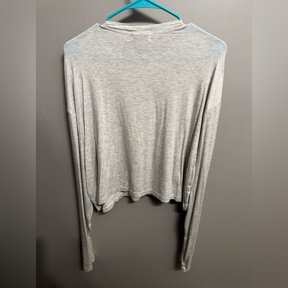 Bumpsuit Cotton Long Sleeve Crop Tee - Picture 2 of 4